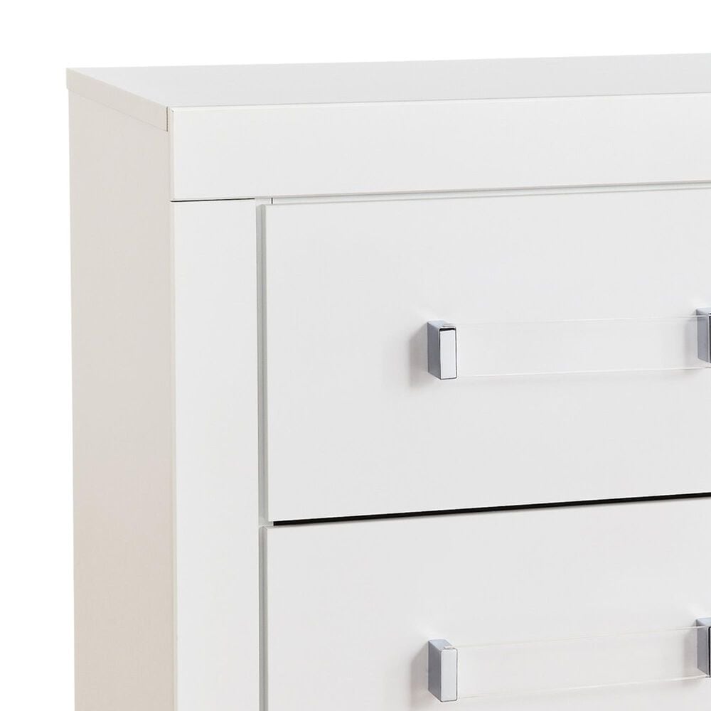 Ashley Maeling 2 Drawer Nightstand in White, , large