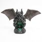 The Gerson Company 12.5"H Battery-Operated Animated Halloween Gargoyle with Sound Sensor in Gray, , large