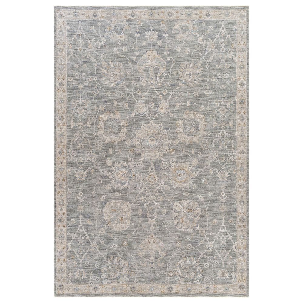 Surya Avant Garde 5" x 7"5" Gray, Beige and Denim Area Rug, , large