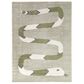 Balta Rugs Serpieri Snake 5"3" x 7" Grey Kids Area Rug, , large
