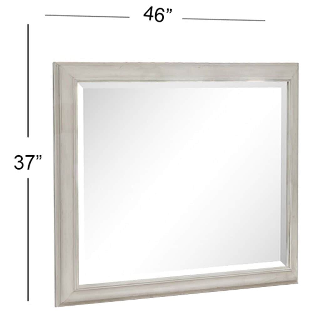 Nicolette Home Bronwyn Landscape Dresser Mirror in Alabaster, , large