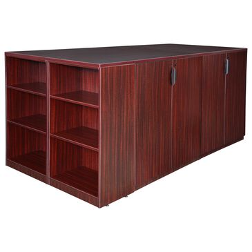 Regency Global Sourcing Legacy 5-Piece Stand Up Office Set in Mahogany, , large
