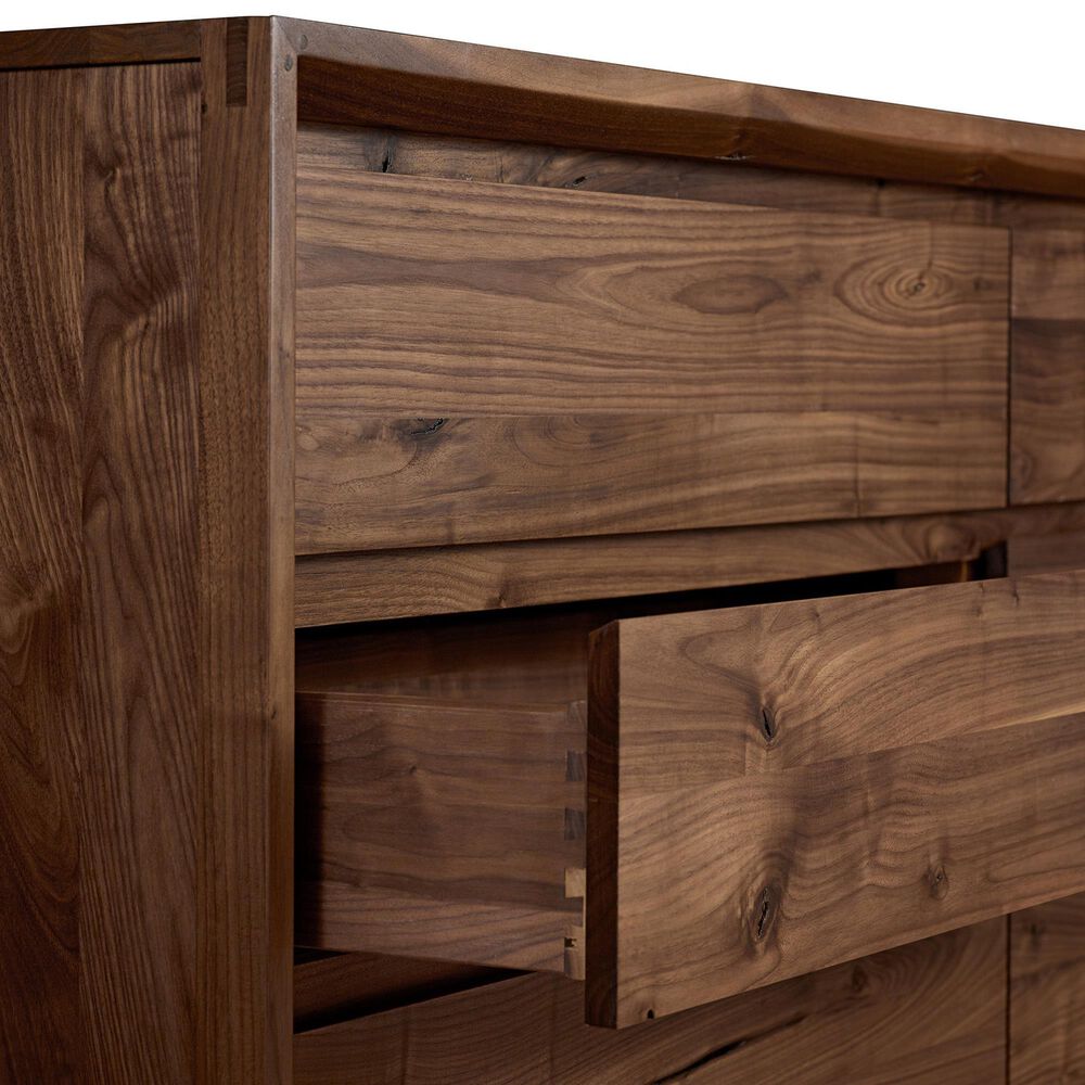 Stickley Furniture Saranac 6 Drawer Dresser Only in Distressed Walnut, , large