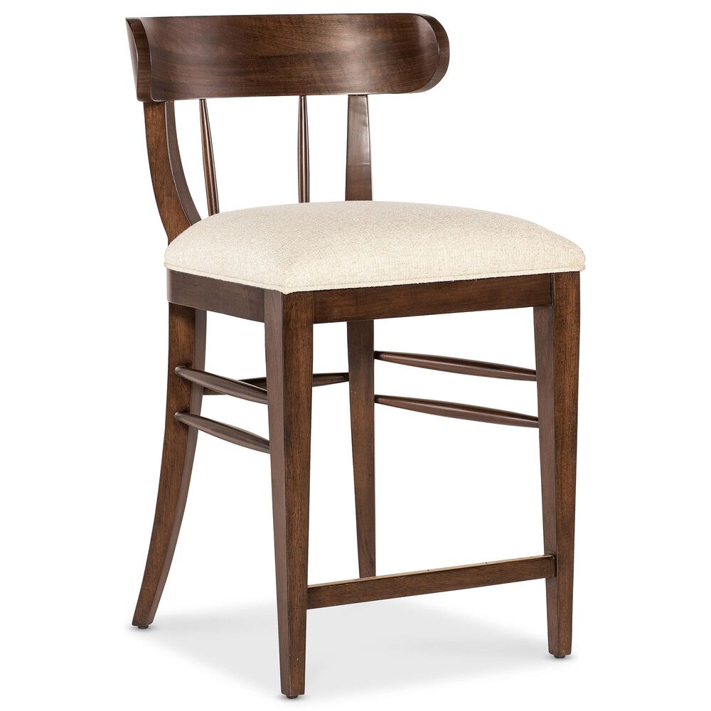 Hooker Furniture Archives Counter Stool in Classic Walnut, , large