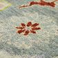RIZZY Envision Scrolls Bulbs 10" x 14" Gray and Beige Area Rug, , large