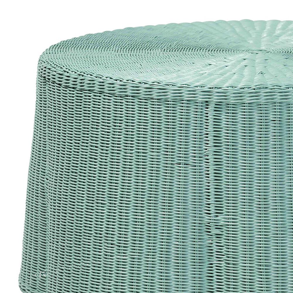 Baxton Studio Palm Coffee Table in Seafoam Green, , large