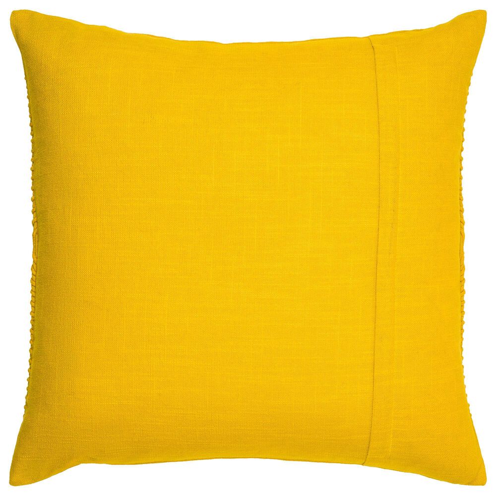 Surya Erlands 20&quot; Square Throw Pillow in Mustard, , large