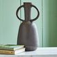Ashley Aadeen 16" Vase in Distressed Brown, , large