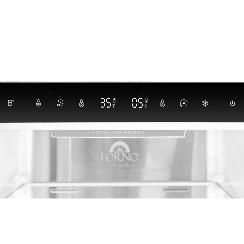 Forno Custodia 10.3 Cu. Ft. Bottom Freezer Refrigerator with Left Swing and Ice Maker in Black, , large