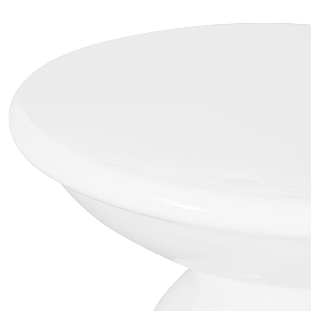 Hearth and Haven Serenita Patio Side Tables in White &#40;Set of 2&#41;, , large