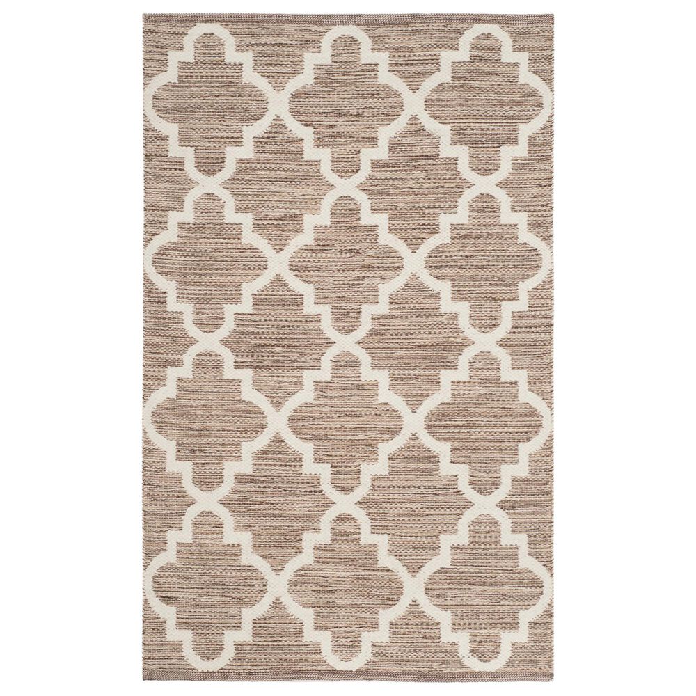 Safavieh Montauk MTK810 2'6" x 4' Beige and Ivory Area Rug, , large
