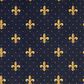 Milliken Brand Code Fleur De Lis Rough Rider Carpet in Navy, , large