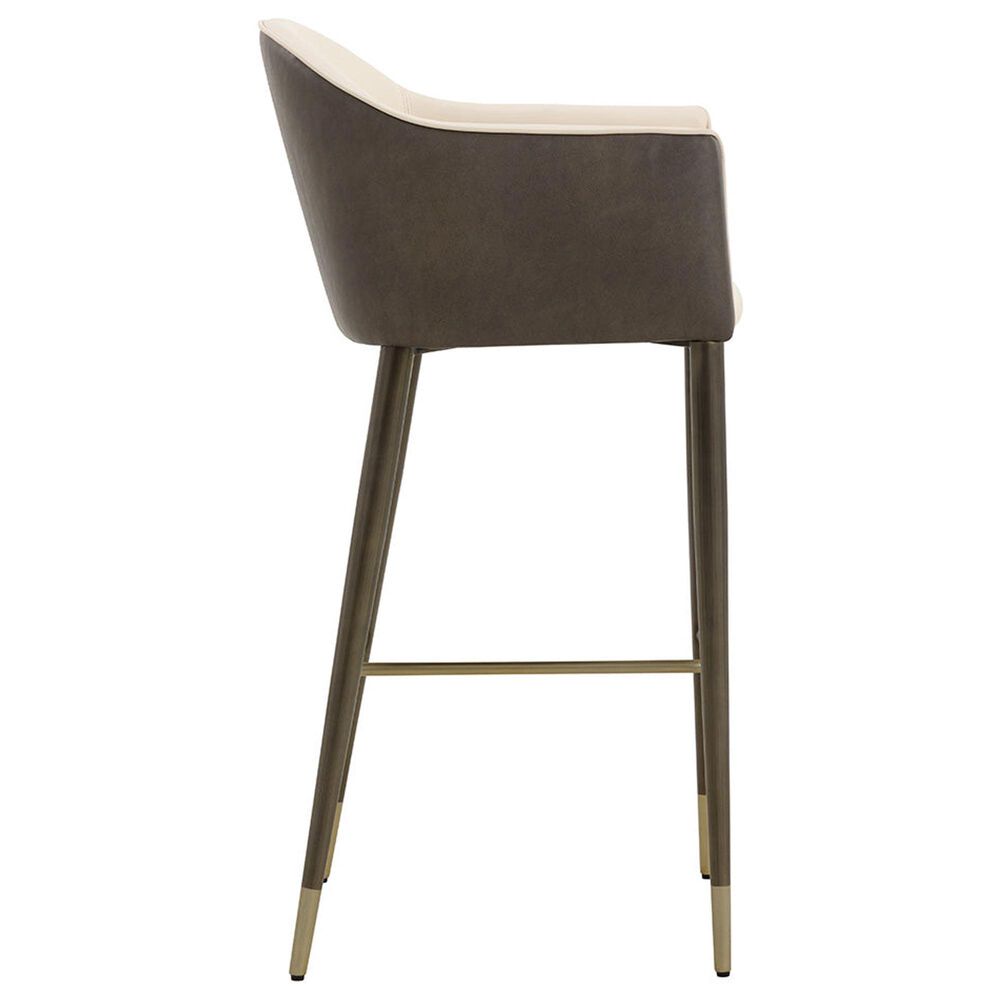 37B Kylin Barstool in Dark Brass and Brushed Champagne, , large