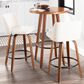Lumisource Tintori Counter Stool in Cream, Walnut and Black (Set of 2), , large