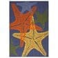 Nourison Aloha 9" x 12" Blue and Multicolor Indoor/Outdoor Area Rug, , large