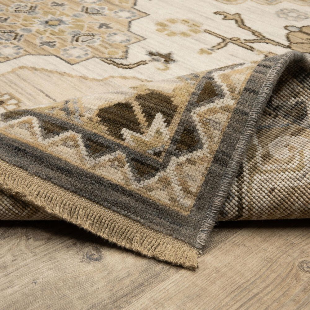 Oriental Weavers Acacia Tan and Grey 2'6" x 10' Runner, , large
