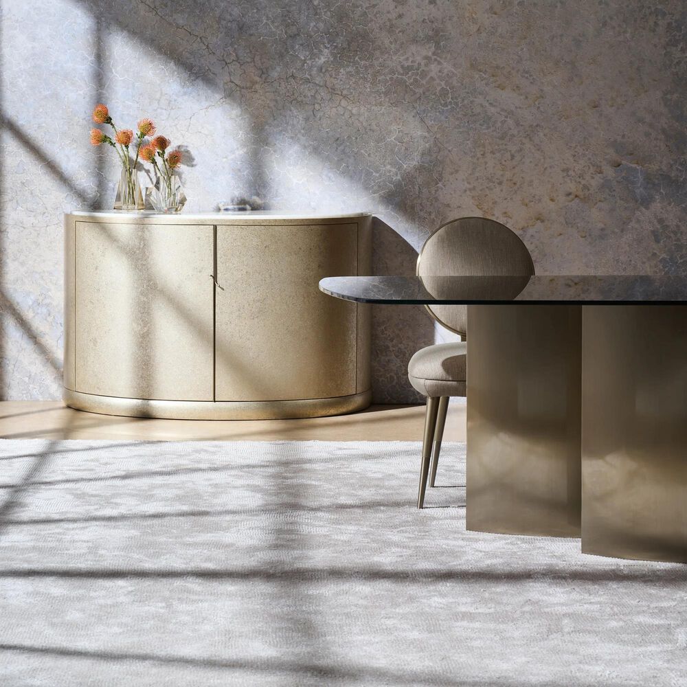 Schnadig Apollo Side Chair in Brushed Whisper Gold, , large