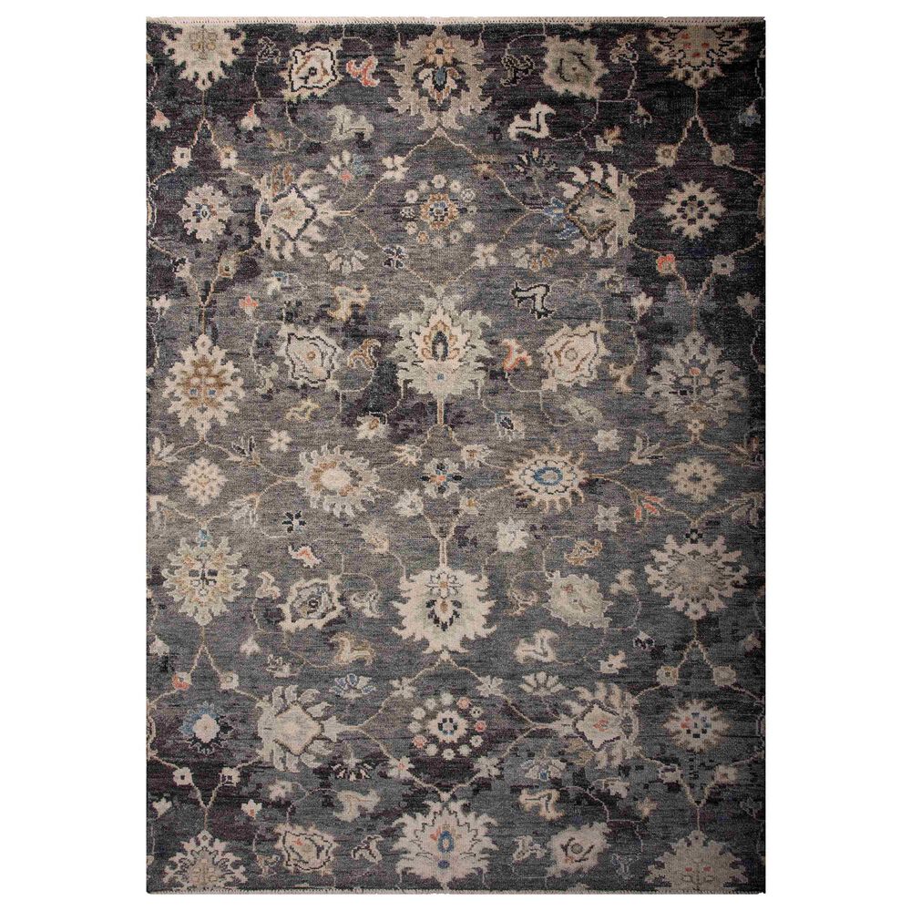Rizzy Hallmark 2" x 3" Charcoal Area Rug, , large