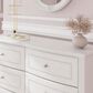 Ashley Kozlani 6-Drawer Dresser Only in White, , large