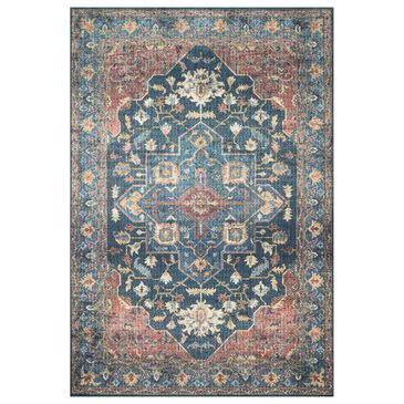 Loloi II Skye SKY-08 9" x 12" Denim and Brick Area Rug, , large