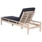 Linon Home Decor Teagon Patio Chaise Lounger in Beige, , large