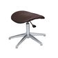 Osaki Bliss Vegan Leather Massage Ottoman in Brown, , large
