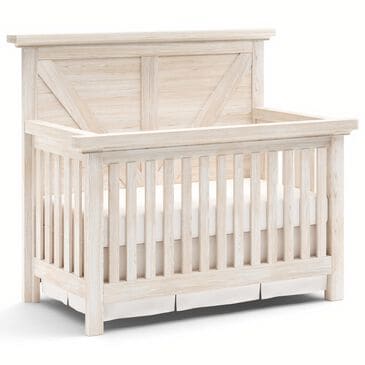 Eastern Shore Westfield 4-In-1 Convertible Crib in Brushed White, , large