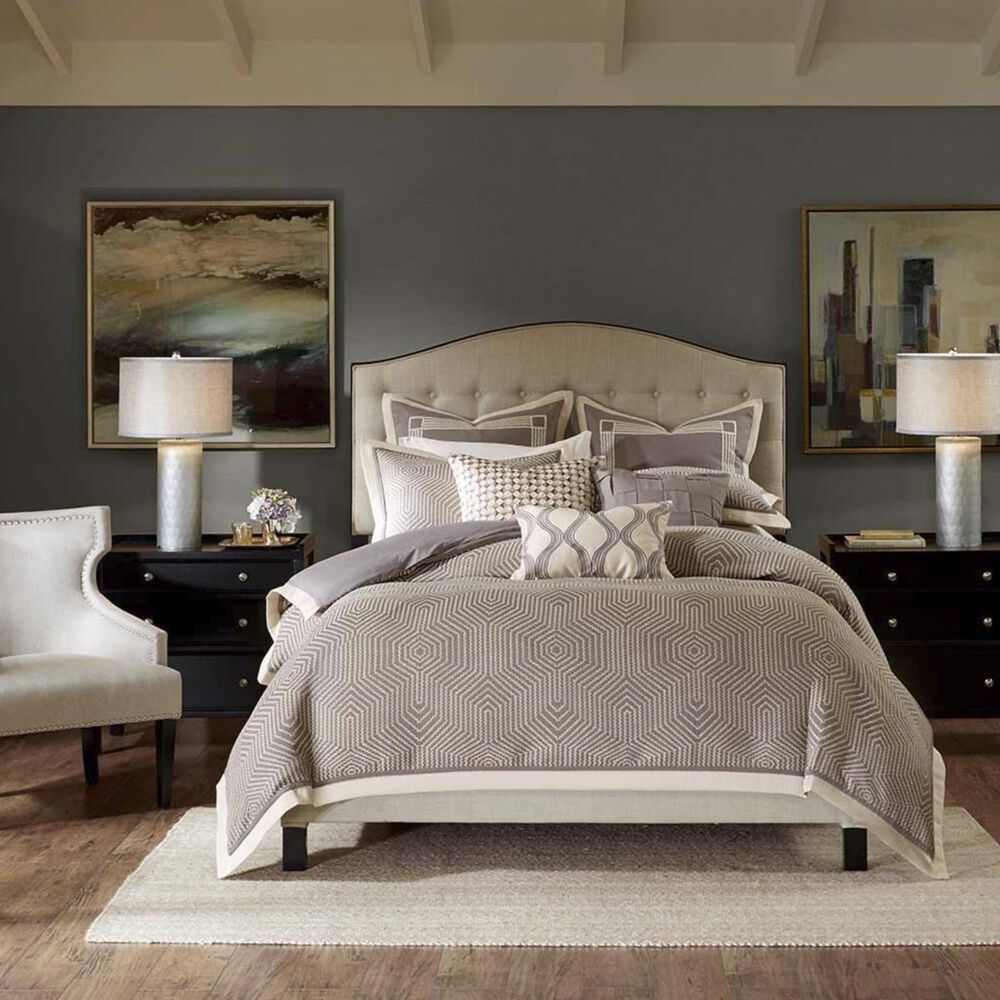 Goldstar Bedding 8-Piece Queen Comforter Set in Grey, , large
