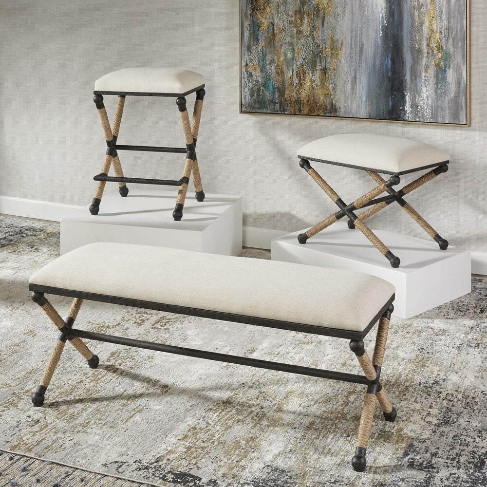 Uttermost Firth Counter Stool in Oatmeal, , large