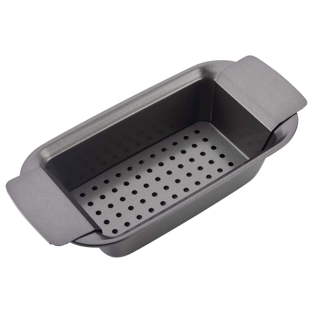 Rachael Ray Nonstick Meatloaf Pan Set in Gray, , large