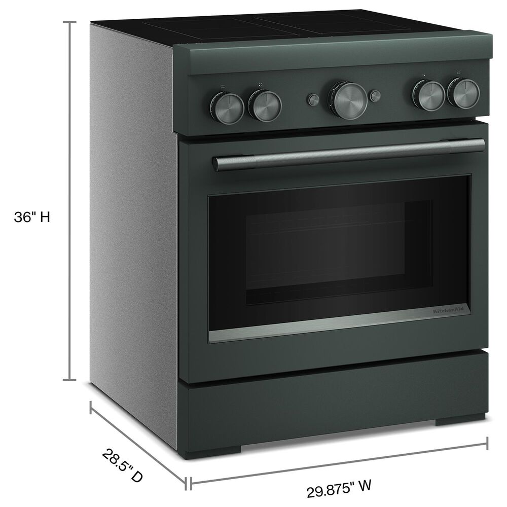 KitchenAid 4.1 Cu. Ft. Freestanding Induction Range in Juniper, , large