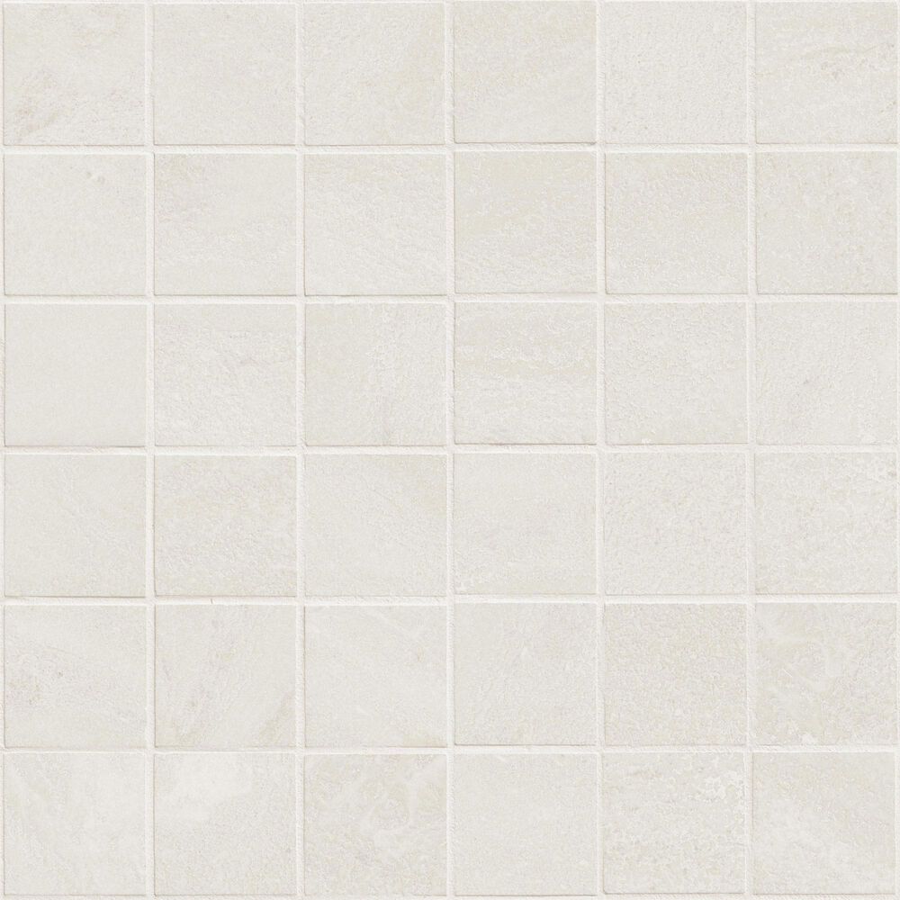 MS International Elbe Alabaster 2" x 2" Square on 12" x 12" Lappato Porcelain Mosaic Sheet, , large
