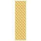 Dalyn Rug Company York 2"3" x 10" Gold Indoor/Outdoor Runner, , large