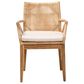 Baxton Studio Storsel Arm Chair in Natural Brown, , large