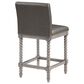 OSP Home Abbott 26" Counter Stool with Pewter Cushion in Brushed Grey, , large