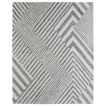 Feizy Wallace WAL8A42F Gray 5" x 8" Area Rug, , large