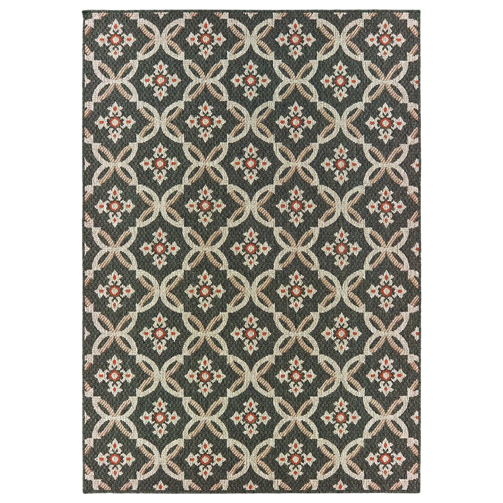 Oriental Weavers Latitude 1904K 9"10" x 12"10" Grey Area Rug, , large