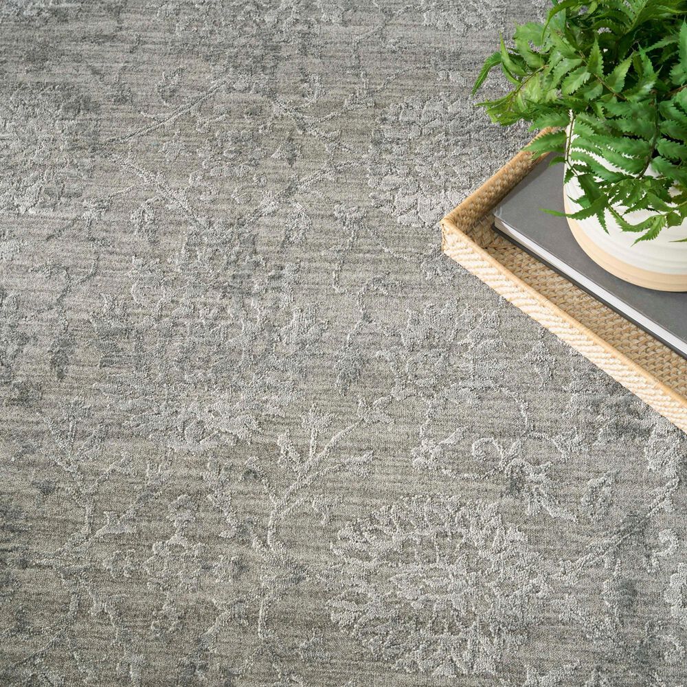 Nourison Moonlit Slate 5'3" x 7'6" Area Rug, , large