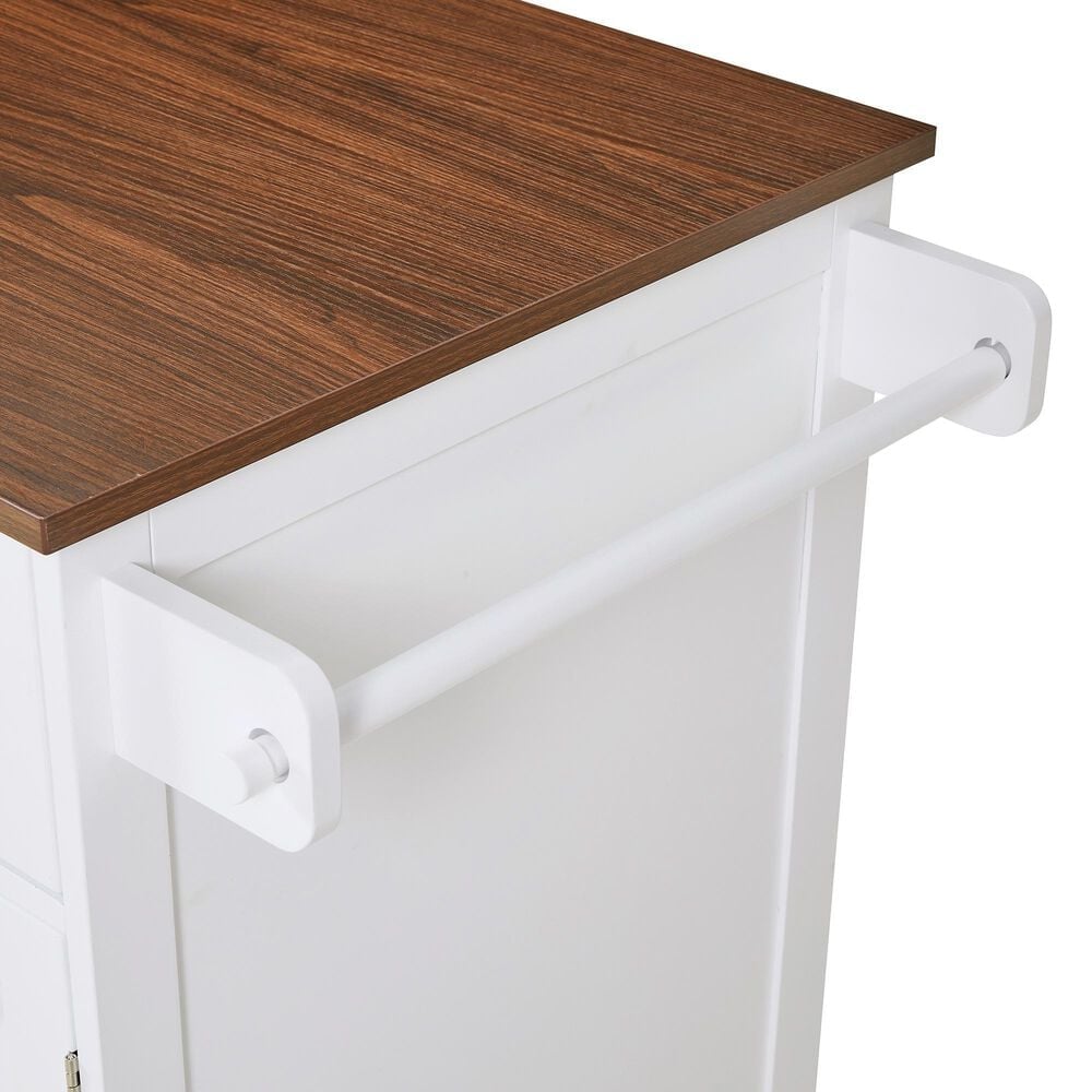 HOMLUX 39" Outdoor Kitchen Island in White, , large