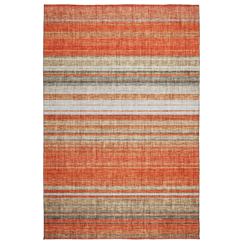 Dalyn Rug Company Portico PO2 Coral 9" x 12" Area Rug, , large