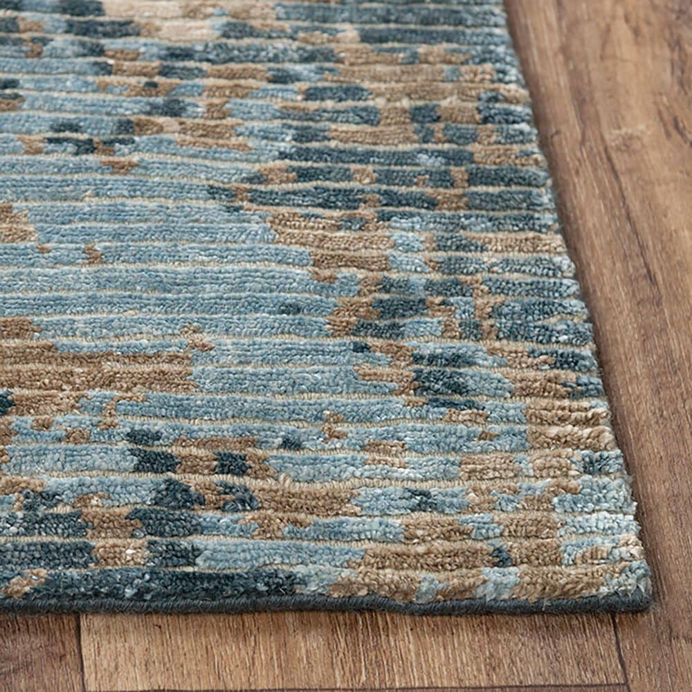RIZZY Finesse Beige and Blue 8' x 10' Area Rug, , large