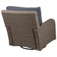 South Sea Rattan Saint Tropez Swivel Glider in Rumba Marine, , large