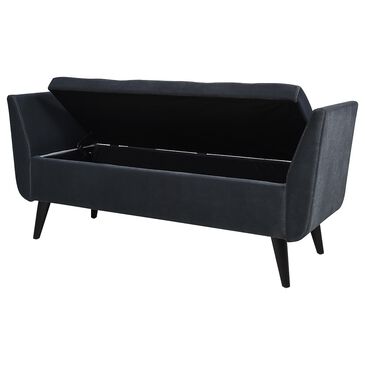 Jennifer Taylor Home Duff Storage Bench in Steel Gray, , large