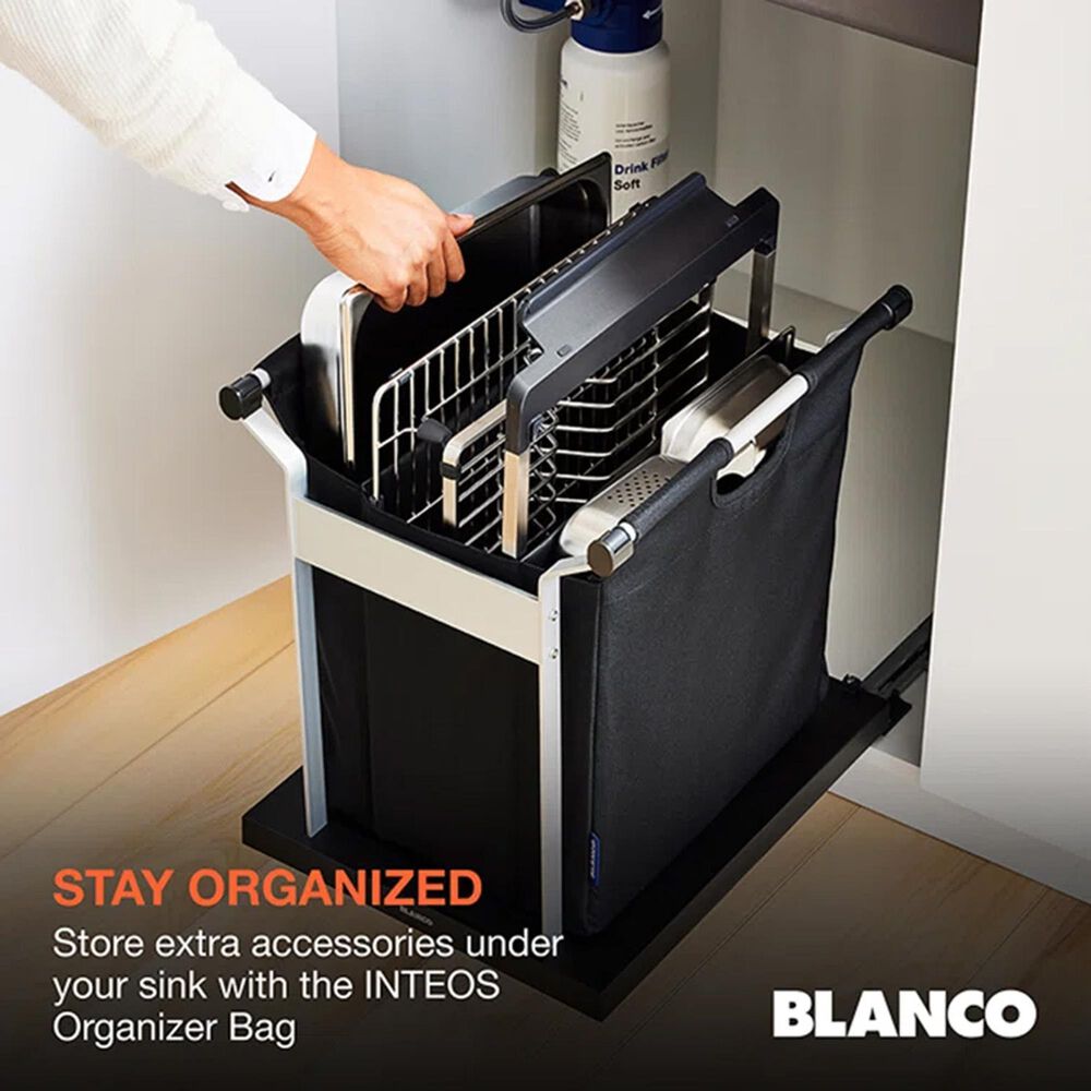 Blanco Inteos Under the Sink Storage Organizer Bag XL in Black, , large