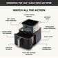 Green Pan Bistro 7 Qt. Clear View Air Fryer in Black, , large