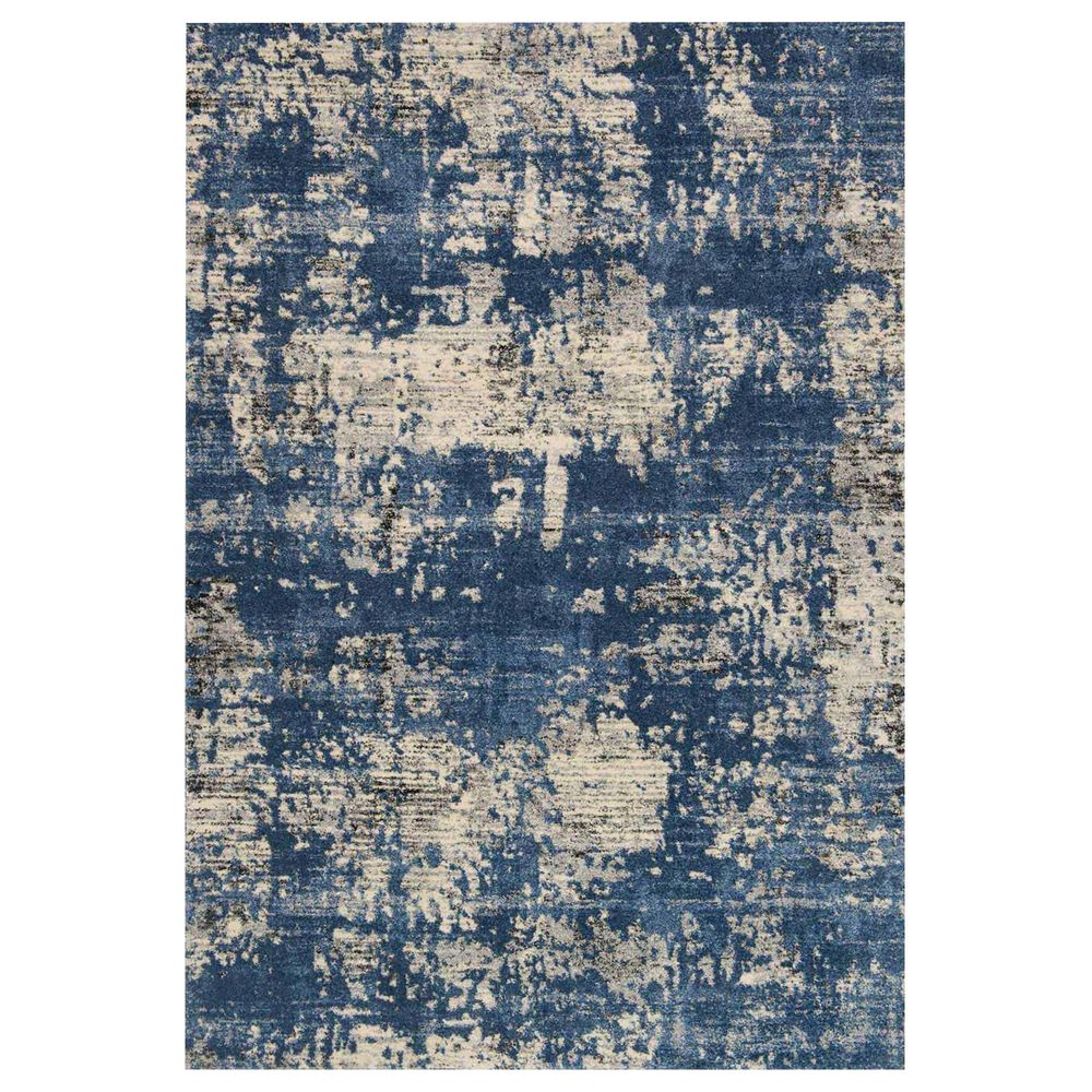 Loloi Emory EB-11 9"2" x 12"7" Blue and Granite Area Rug, , large
