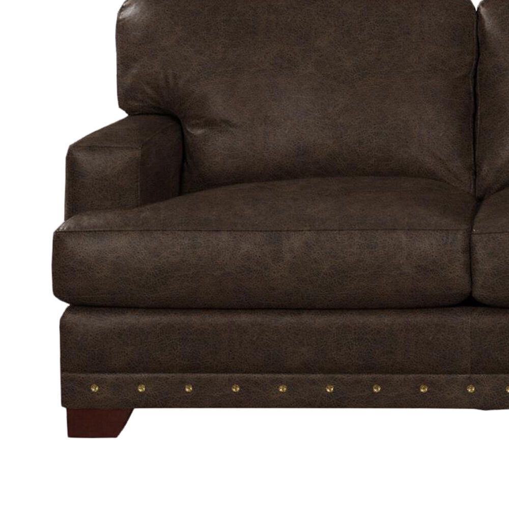 Hickorycraft 100" Stationary Leather Sofa in Winslow Shop NFM
