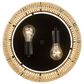 Golden Lighting Marlee 2-Light Flush Mount in Matte Black, , large