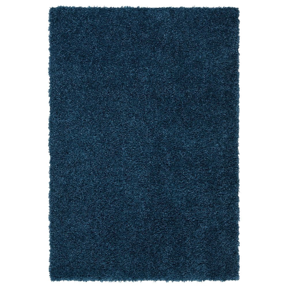 Safavieh August Shag AUG200M 3" x 5" Navy Area Rug, , large