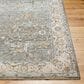 Surya Dresden Deep Teal, Dusty Sage, Taupe, Off-White, Light Gray, Olive and Mustard 2"7" x 7"3" Runner, , large